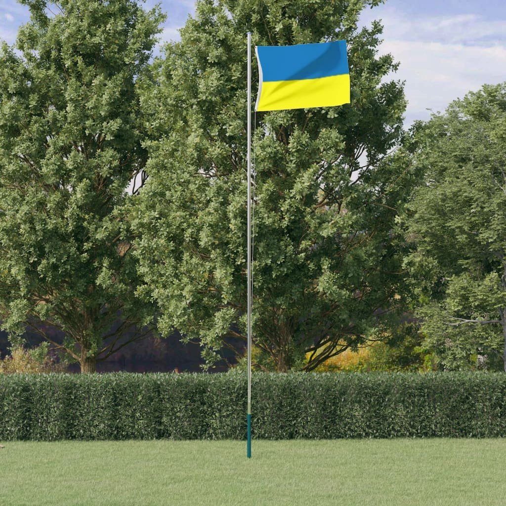 vidaXL Flagge Flagge der Ukraine mit Messingösen 90x150 cm
