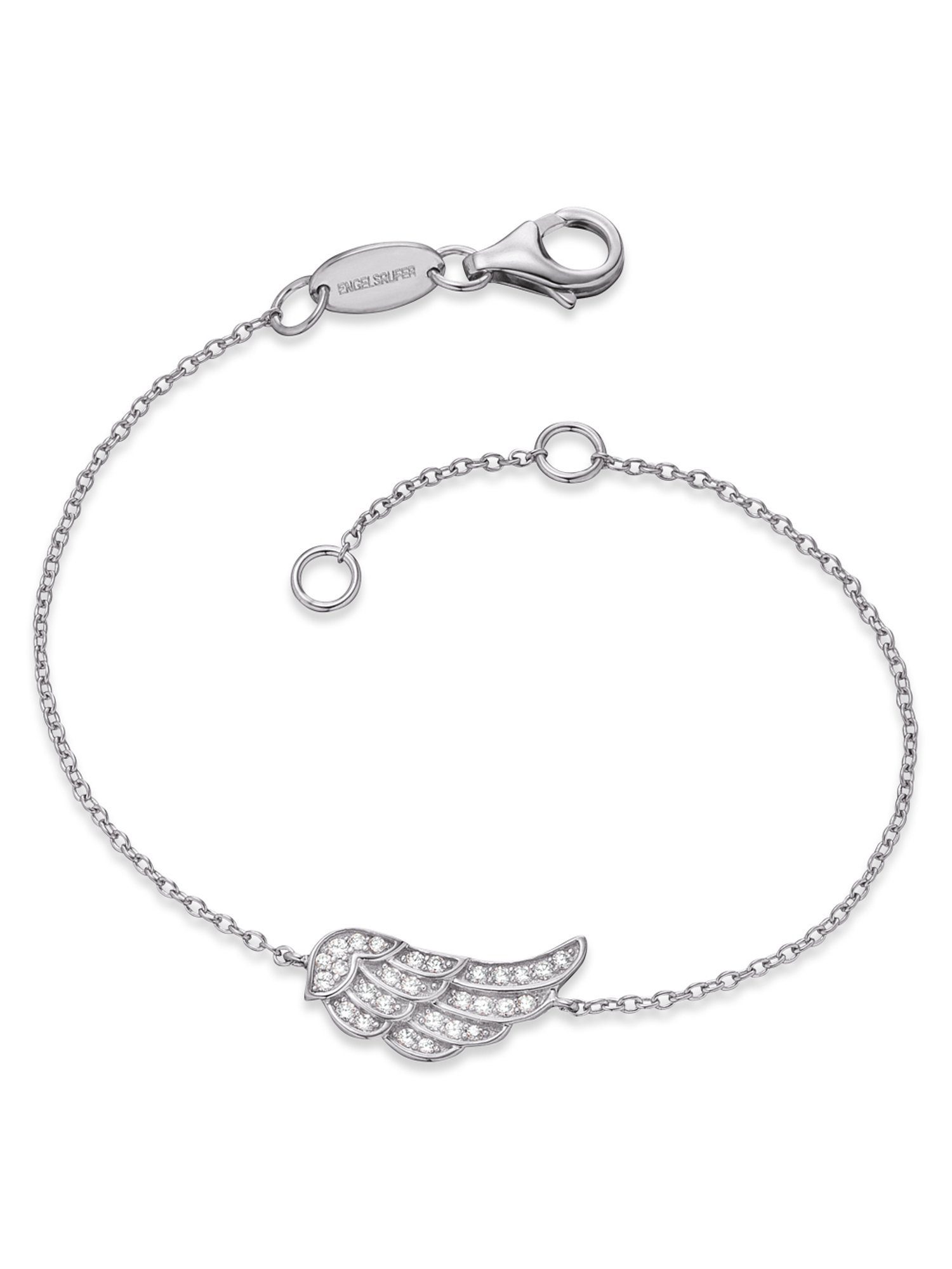 Engelsrufer Silberarmband Engelsrufer Damen-Armband 925er Silber Zirkonia, Klassisch