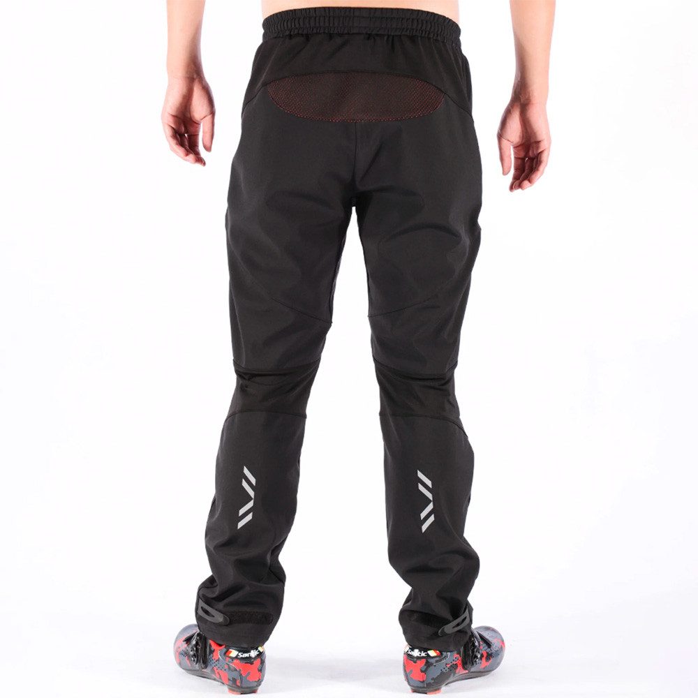 ROCKBROS Radhose Rockbros YPK1007R Radhose Größe XL - schwarz (Spar-Set, 1-tlg) winddicht, wasserabweisend, reflektierend, Taschen