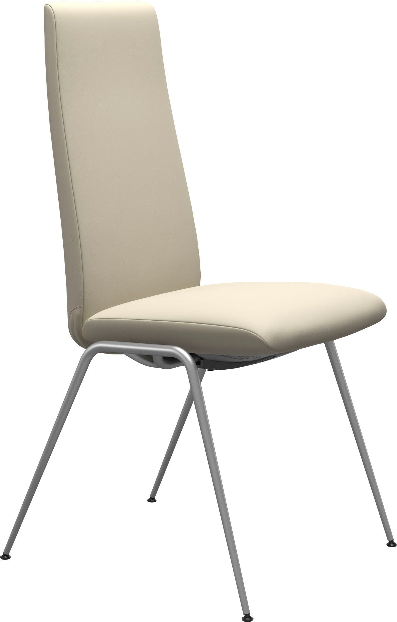 Polsterstuhl matt mit M, Laurel, High Beinen Stressless® Back, aus Größe in Stahl Chrom