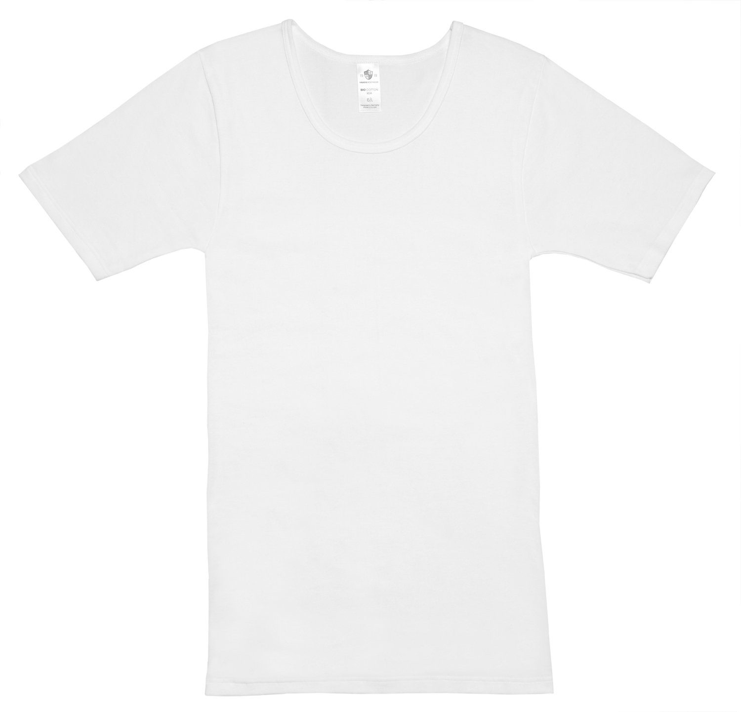 formbeständig, Bodywear Unterziehshirt Shirt 1919 pflegeleicht, HAASIS 2er Optimale (Packung, strapazierfähig 77201153-weiß 2-St., Herren Pack) Passform,