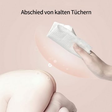 DOPWii Feuchttücherbox Tragbarer Babytuchwärmer, Babytuchspender mit LED-Anzeige