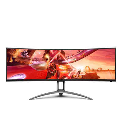 AOC AG493UCX2 Curved-Gaming-Monitor (124 cm/49 ", 5120 x 1440 px, DQHD, 1 ms Reaktionszeit, 165 Hz, VA LCD)