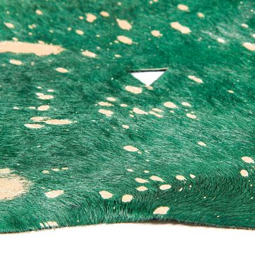 Fellteppich Elaya, Leonique, fellförmig, Höhe: 12 mm, stilvoll, Teppich aus Leder