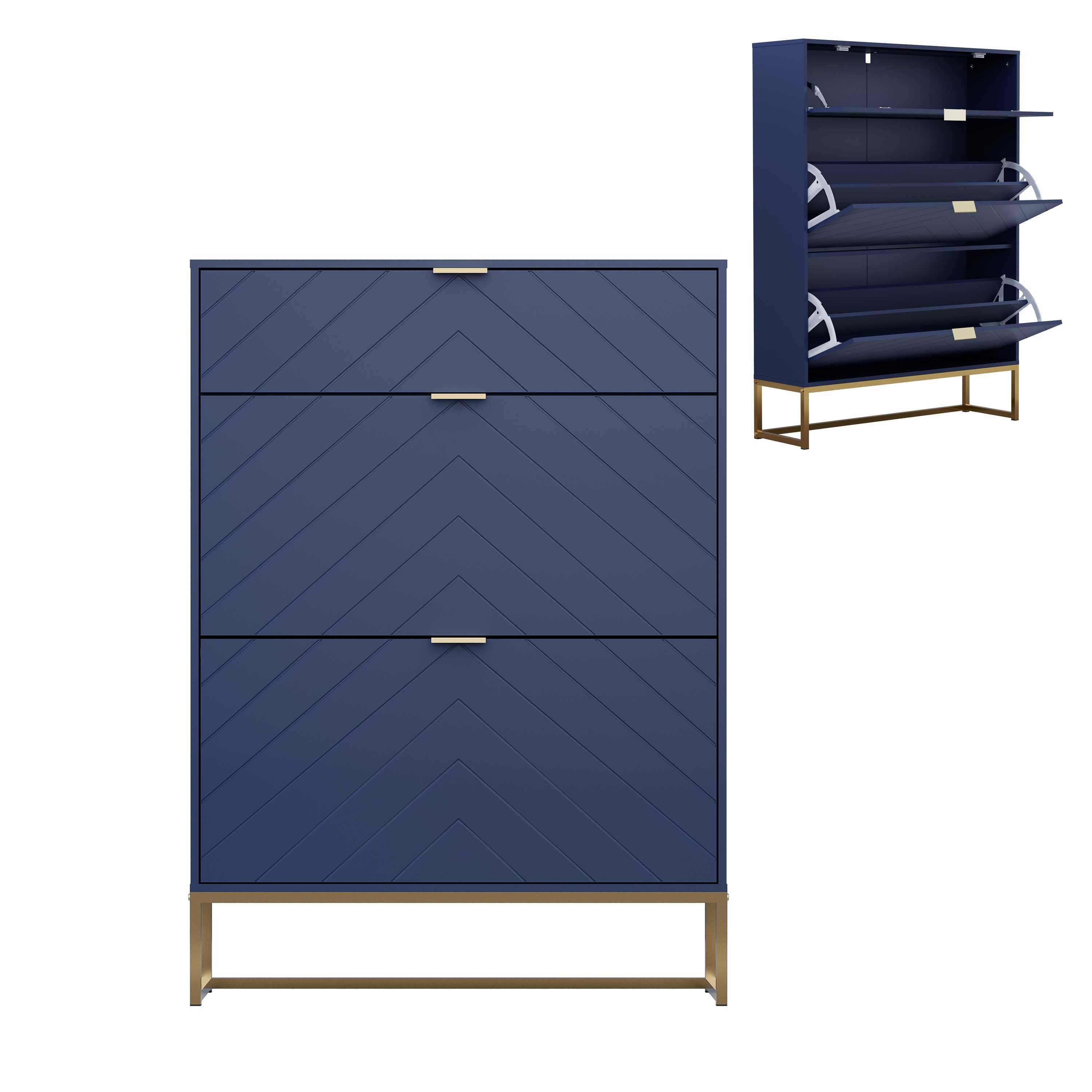 UEV Schuhschrank mit 2 Klappen Schuhregal günstig online kaufen