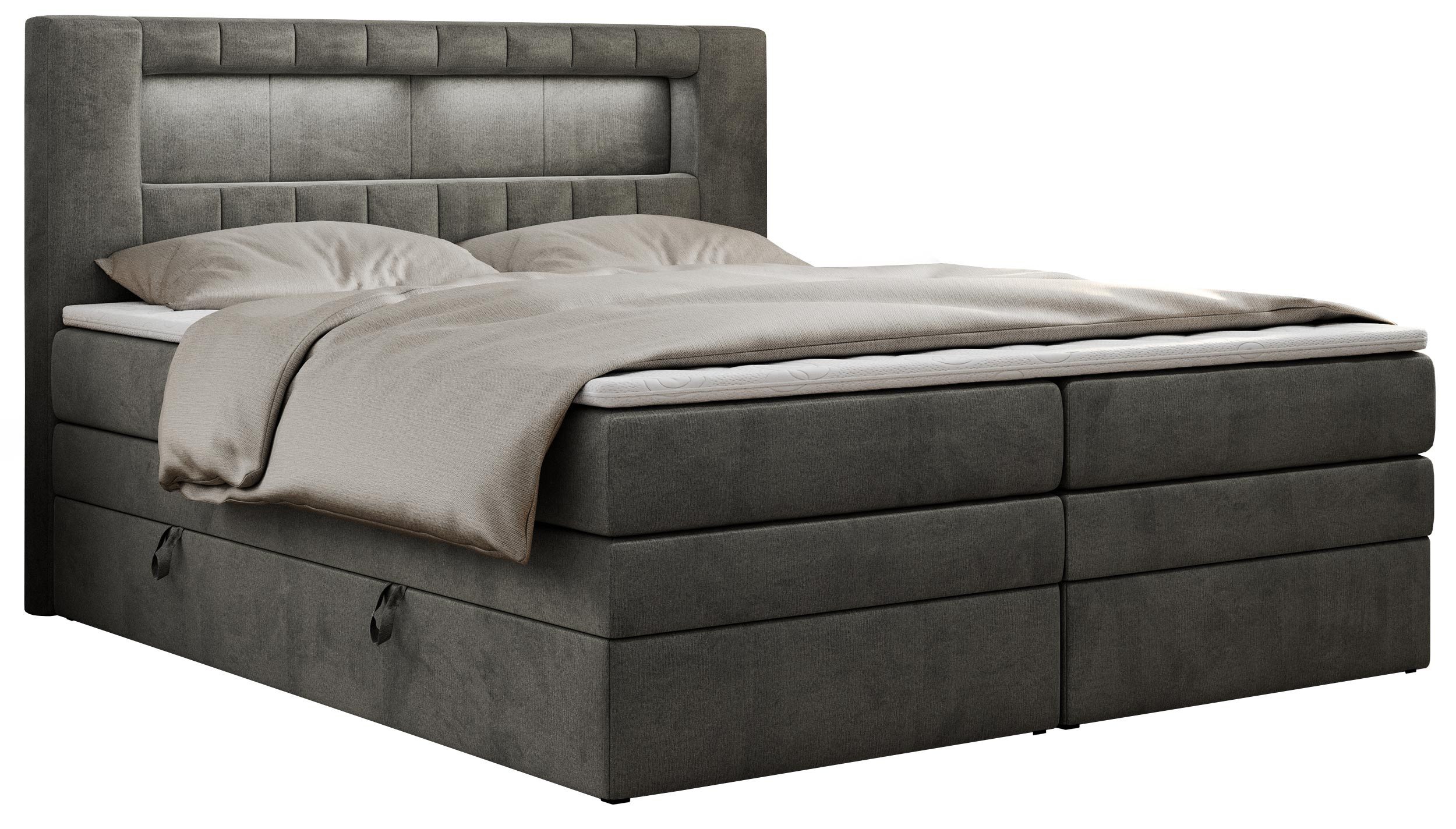 MKS MÖBEL Boxspringbett GOLD 5 KING günstig online kaufen
