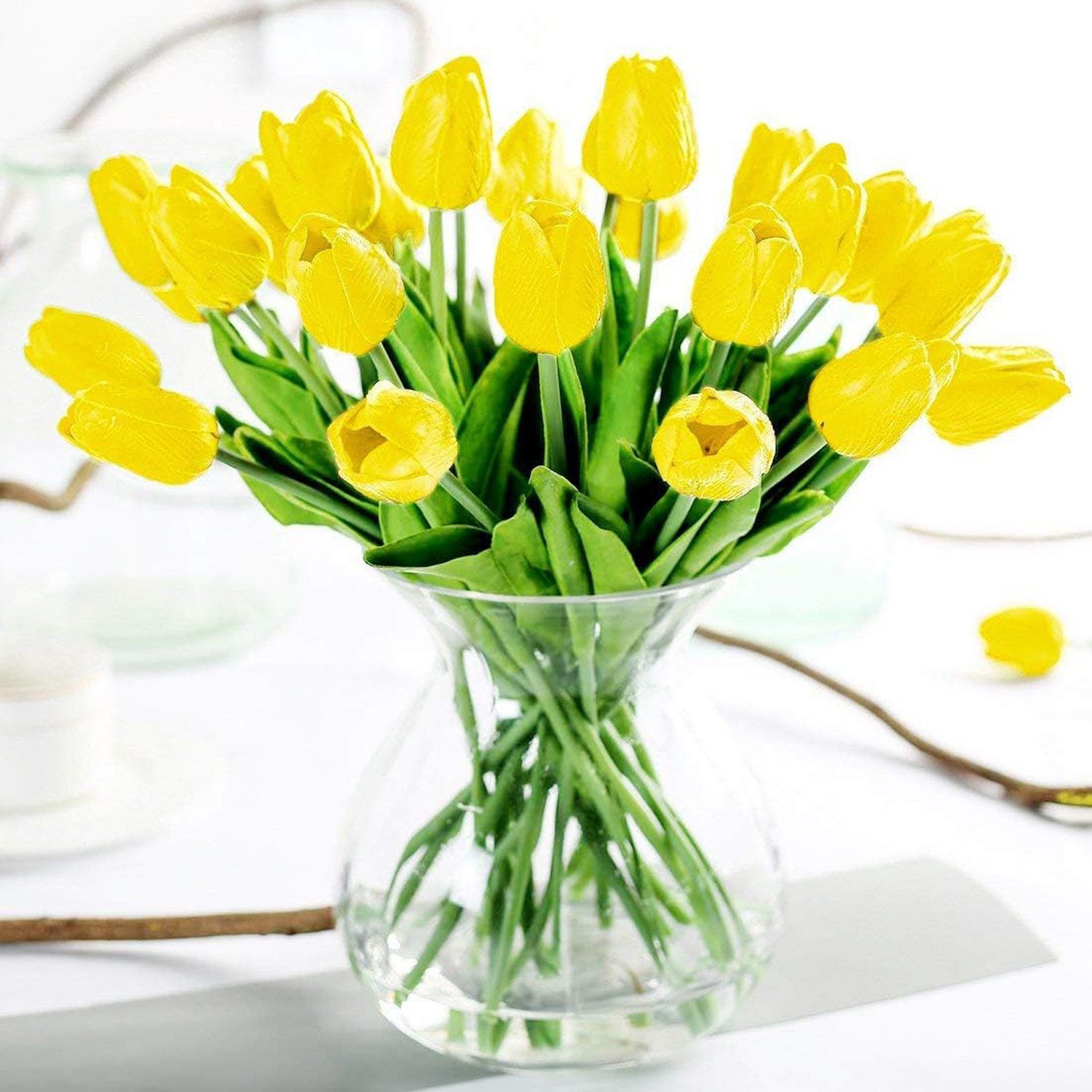 Kunstblume 10 Stück Tulpen Blumen Künstliche günstig online kaufen