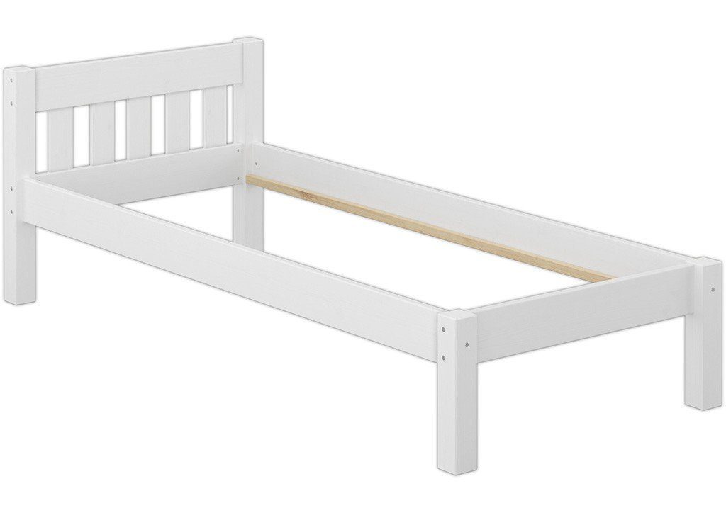 ERST-HOLZ Bett Weißer Bettrahmen aus Massiver günstig online kaufen