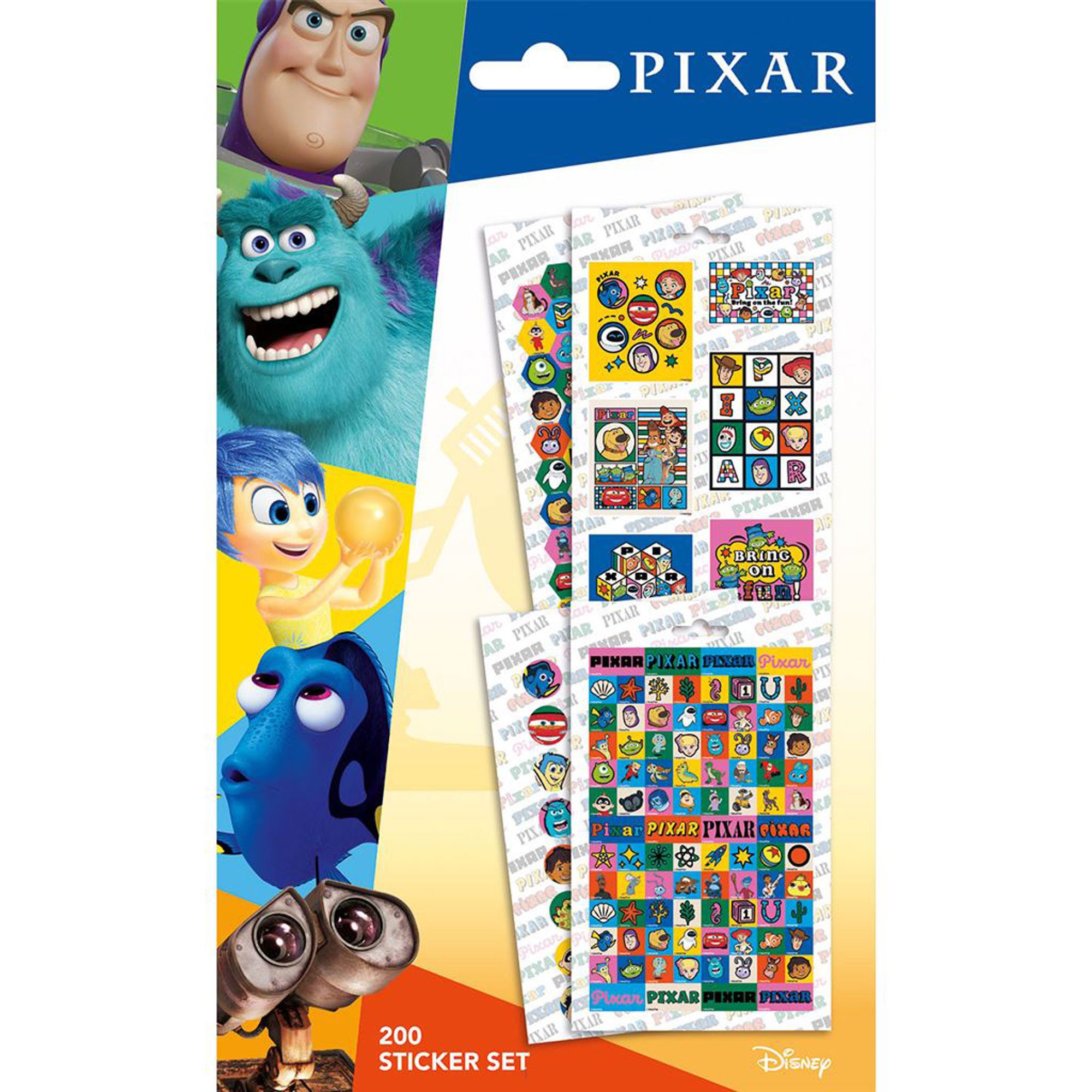 Sticker 200 Sticker Set - Sticker-Sets - Pixar - Character Collection