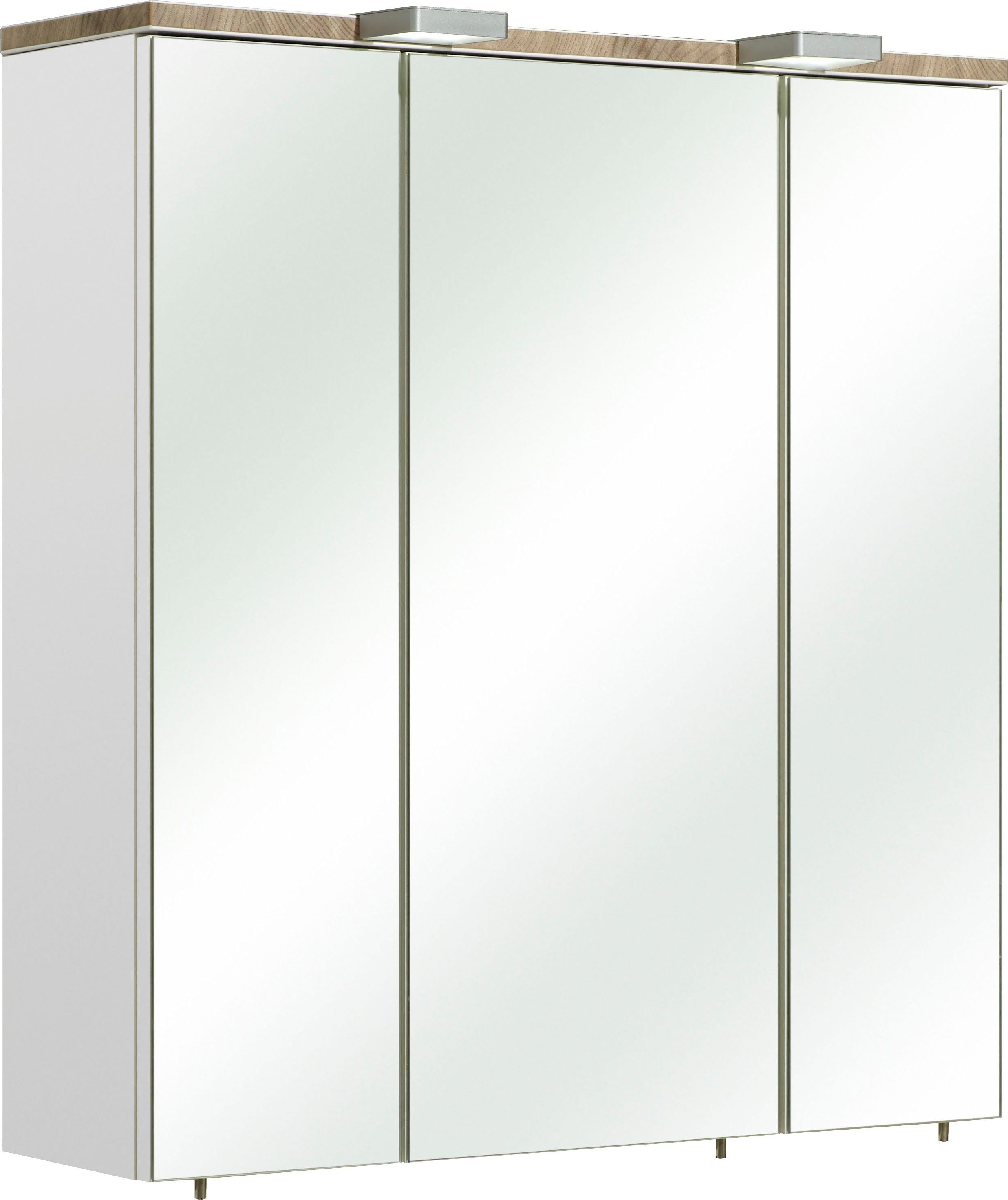 PELIPAL Spiegelschrank Quickset 931, 65/20/70 cm | Spiegelschränke