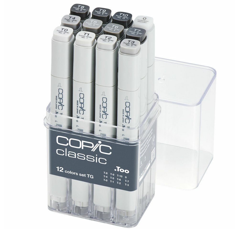 Thumbnail - COPIC Marker Set A3 TG 12St - Künstlermarker-Set, (1-tlg)