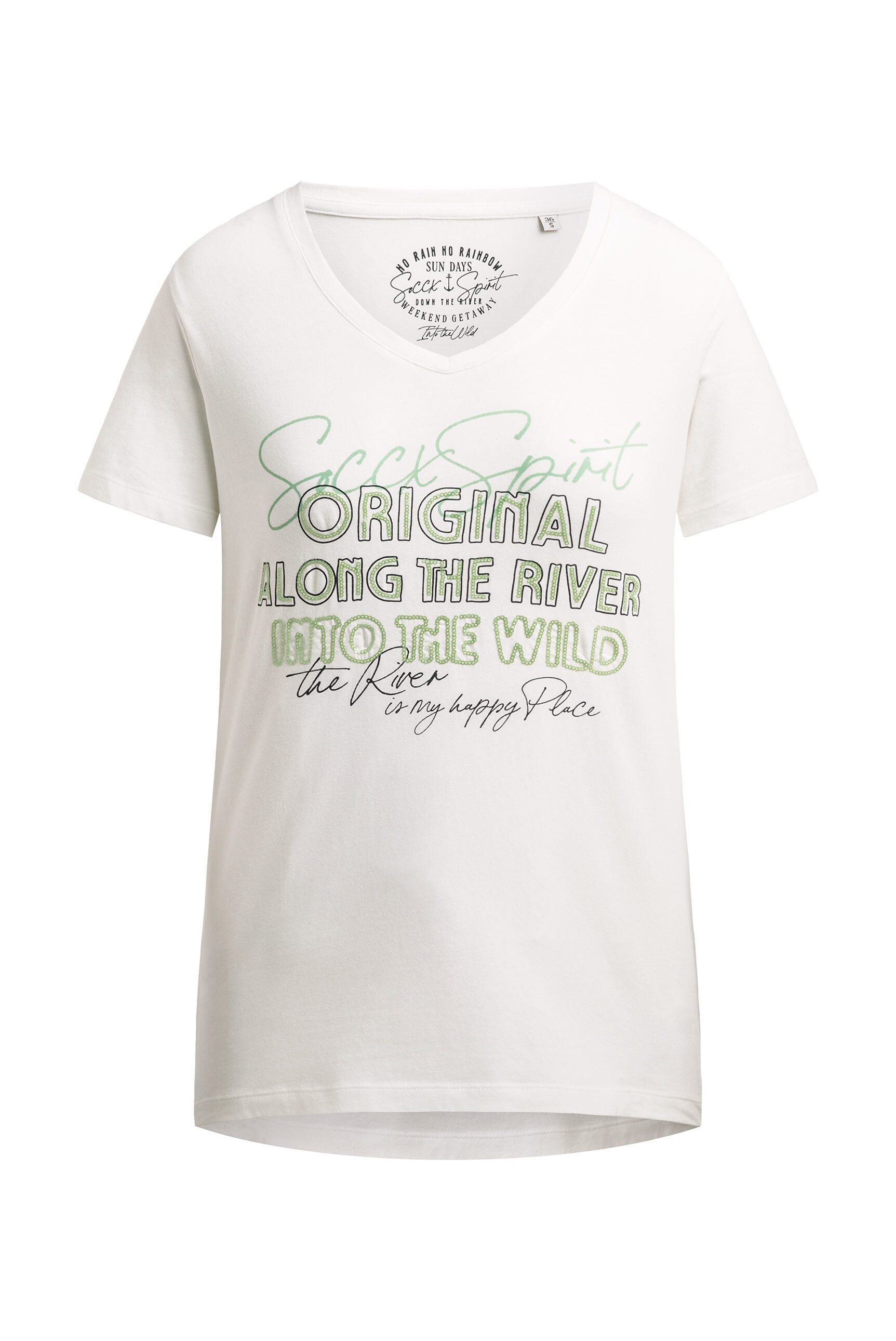 SOCCX V-Shirt mit Baumwolle günstig online kaufen