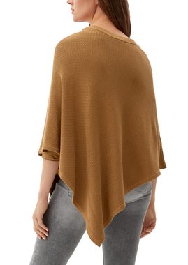 s.Oliver Poncho Poncho aus Baumwollmix