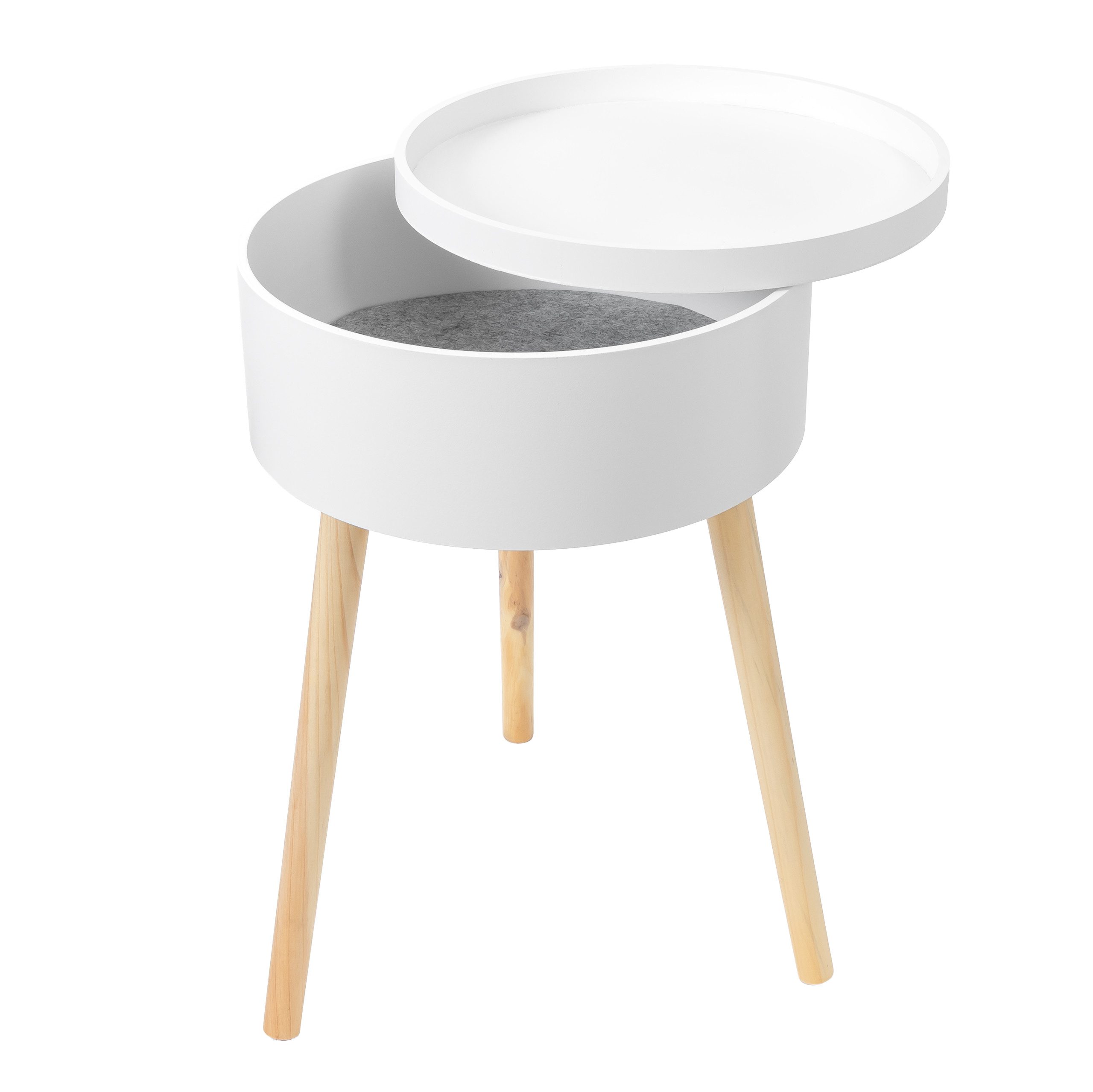 BONETTI Beistelltisch Beistelltisch rund mit Stauraum günstig online kaufen