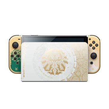 Nintendo Switch OLED Konsole - The Legend Of Zelda: Tears Of The Kingdom Edition (inkl. Joy-Con), Handheld Spielekonsole - Limited Edition