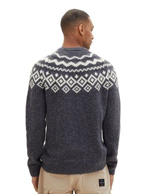 TOM TAILOR Strickpullover mit Twotone-Muster