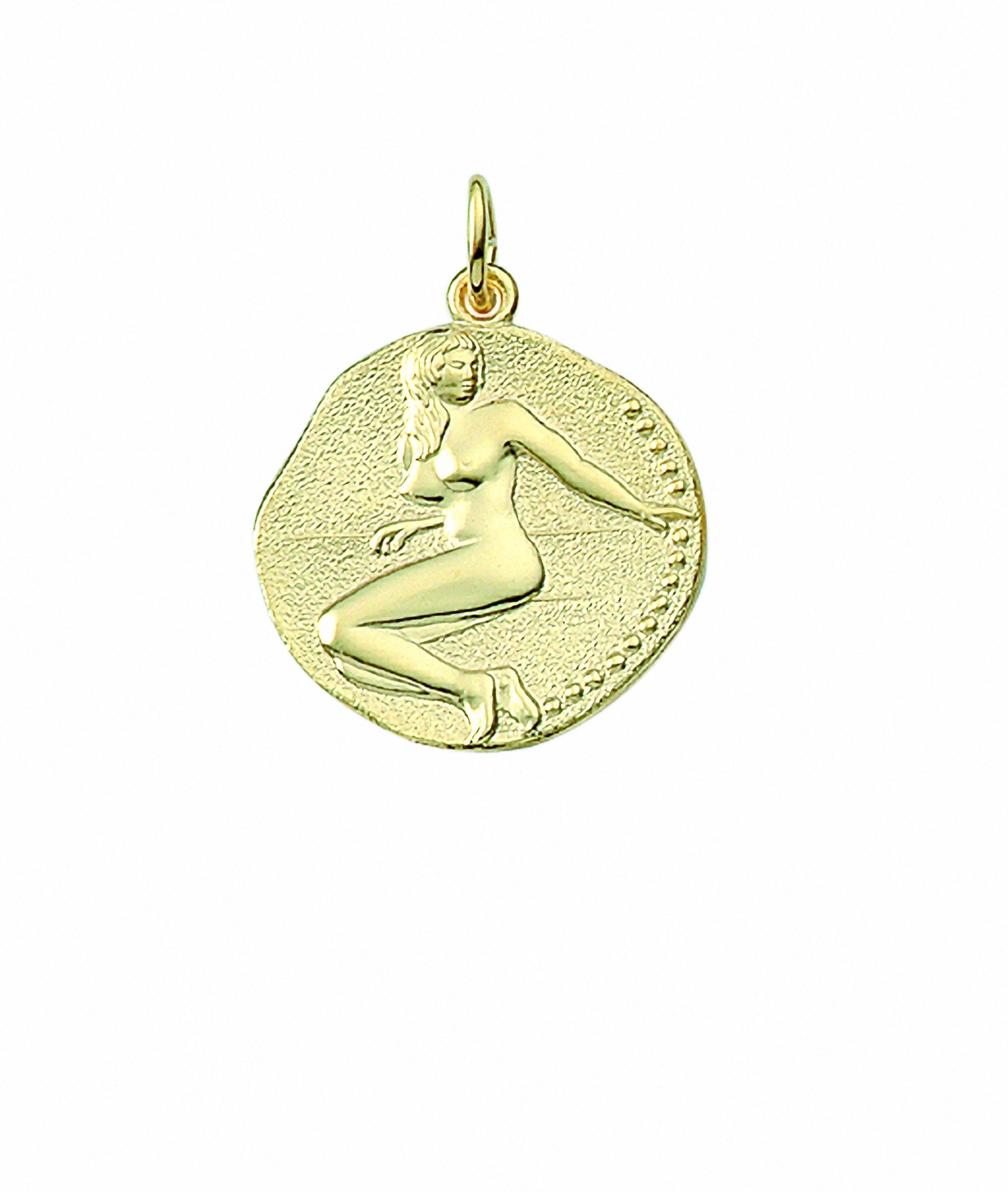 Adelia´s Kette Jungfrau mit Set - mit mm, 18,2 Anhänger Gold 333 Anhänger Sternzeichen Schmuckset Ø Halskette