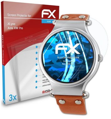 atFoliX Schutzfolie Displayschutz für XLyne Xeta XW Pro, (3 Folien), Ultraklar und hartbeschichtet