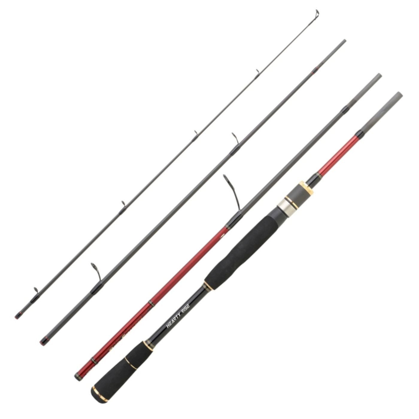 Spinnrute Hearty Rise Red Shadow Travel Spin 2,20m 50-150g - Reiserute