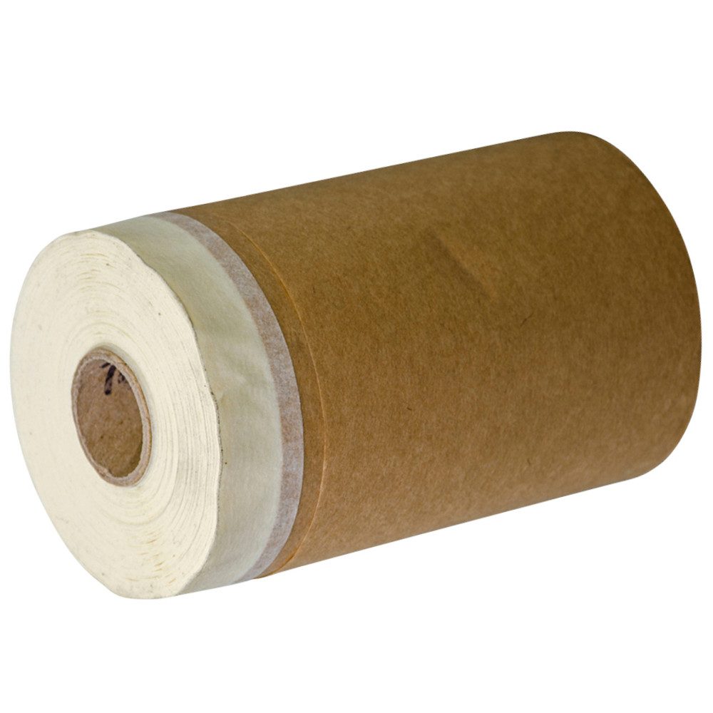 doitBau Abdeckfolie 12 Rollen Masker Abdeckpapier mit Feinkrepp je 180mm x 20m, (12-St)