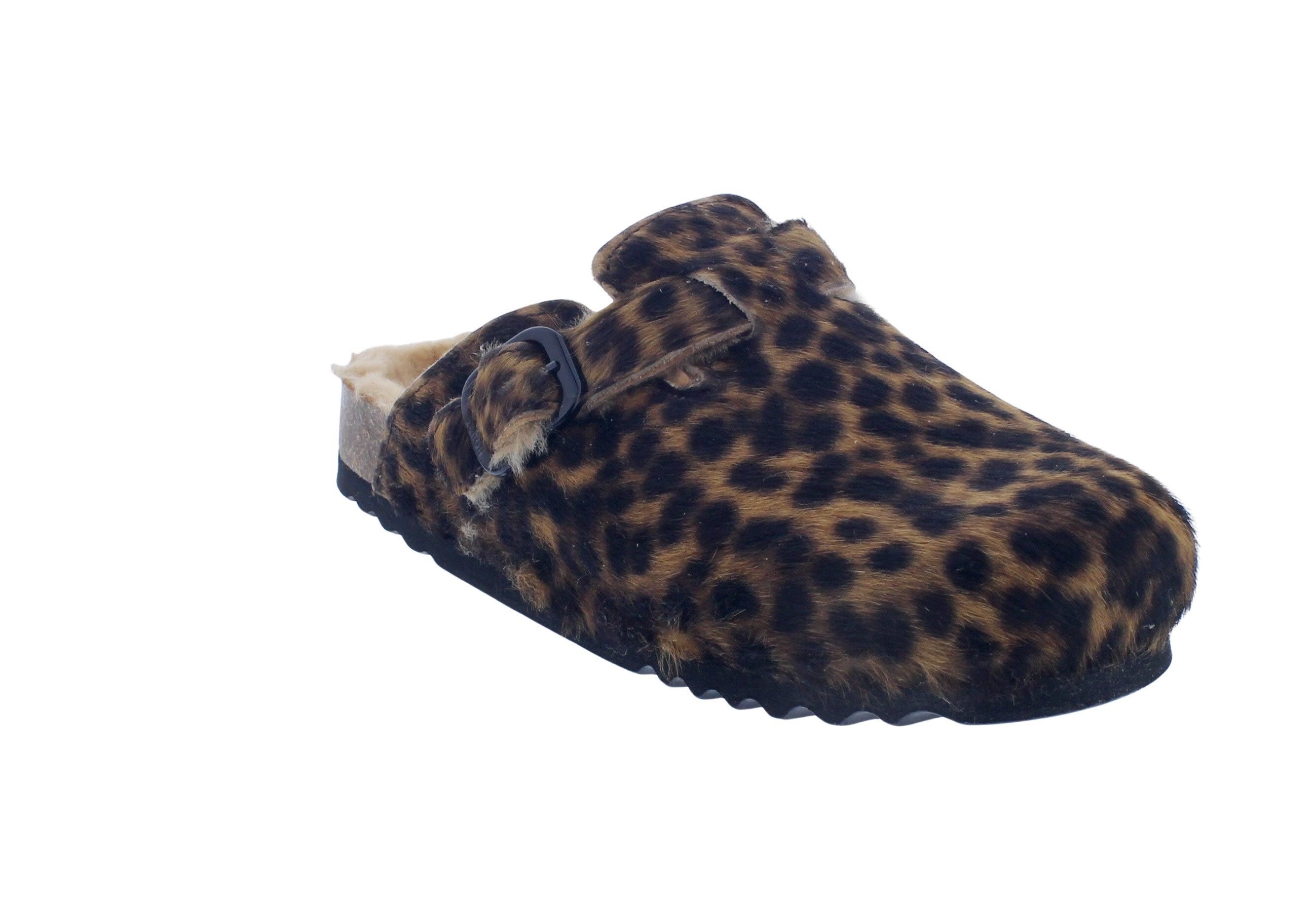 Scholl Scholl Fae New F Clog Yena (Animal Print) - Leder mit Felloptik Clog günstig online kaufen