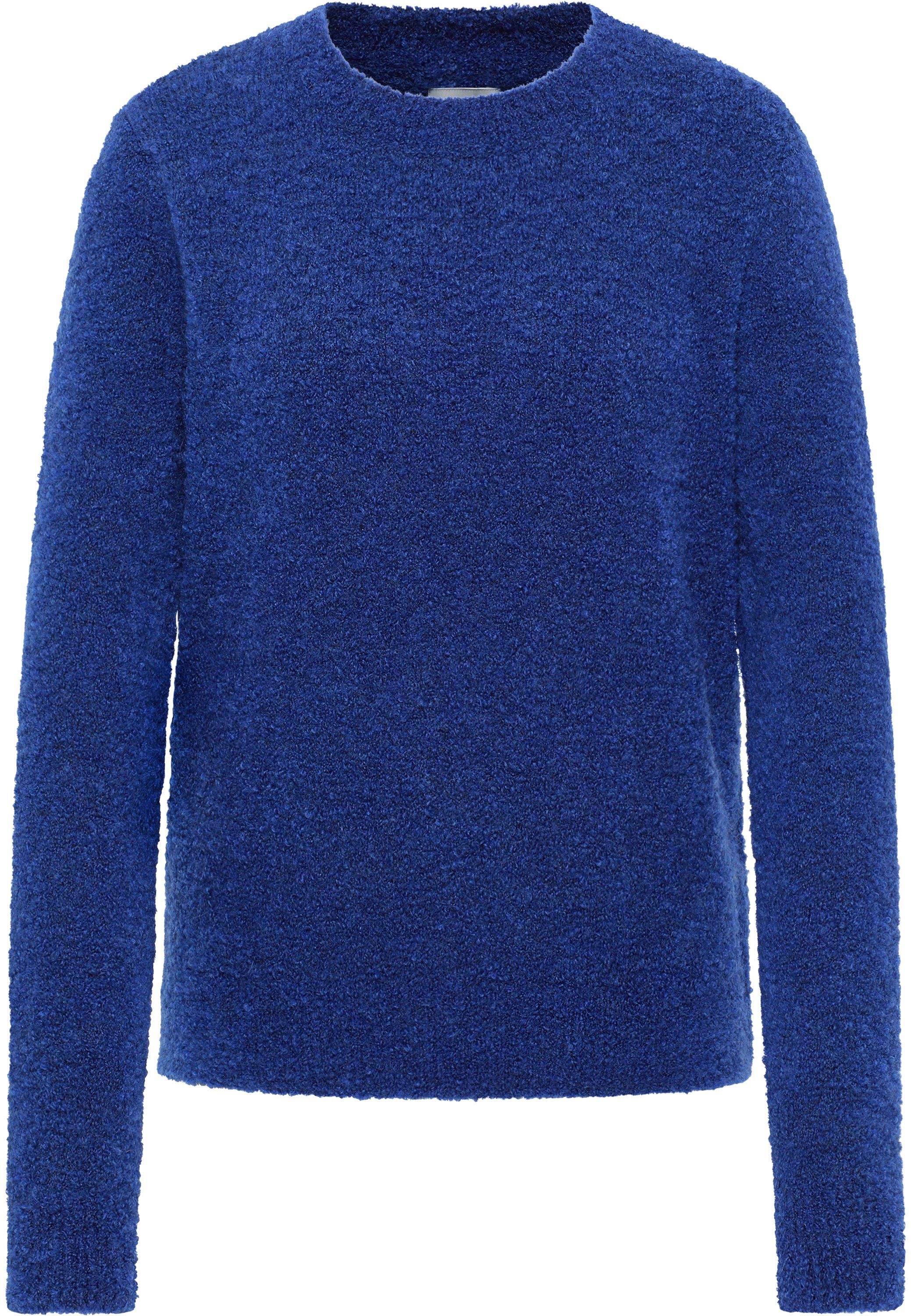 MUSTANG Sweater Mustang Strickpullover königsblau