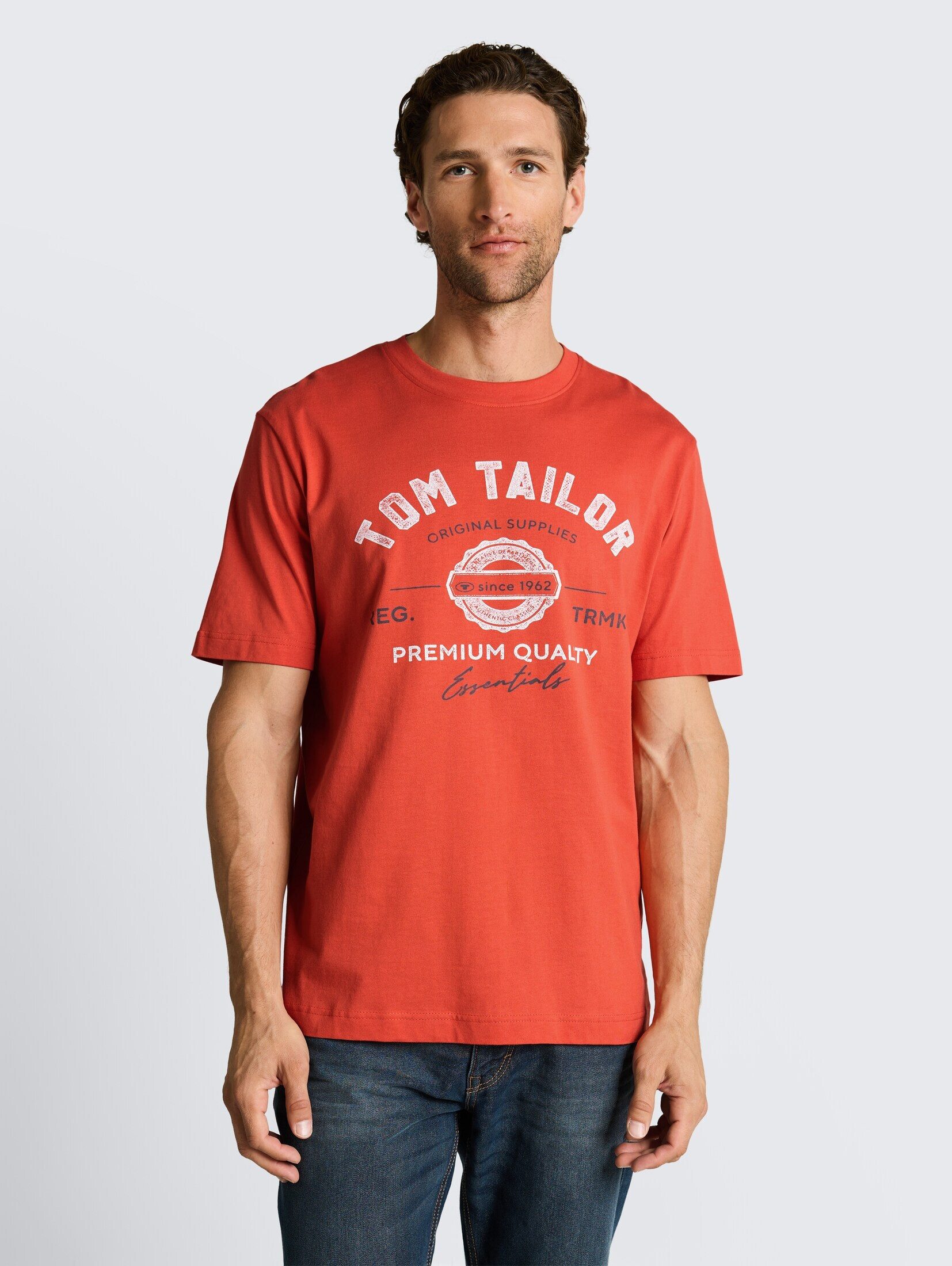 TOM TAILOR T-Shirt T-Shirt T-Shirt mit Logo-Print günstig online kaufen