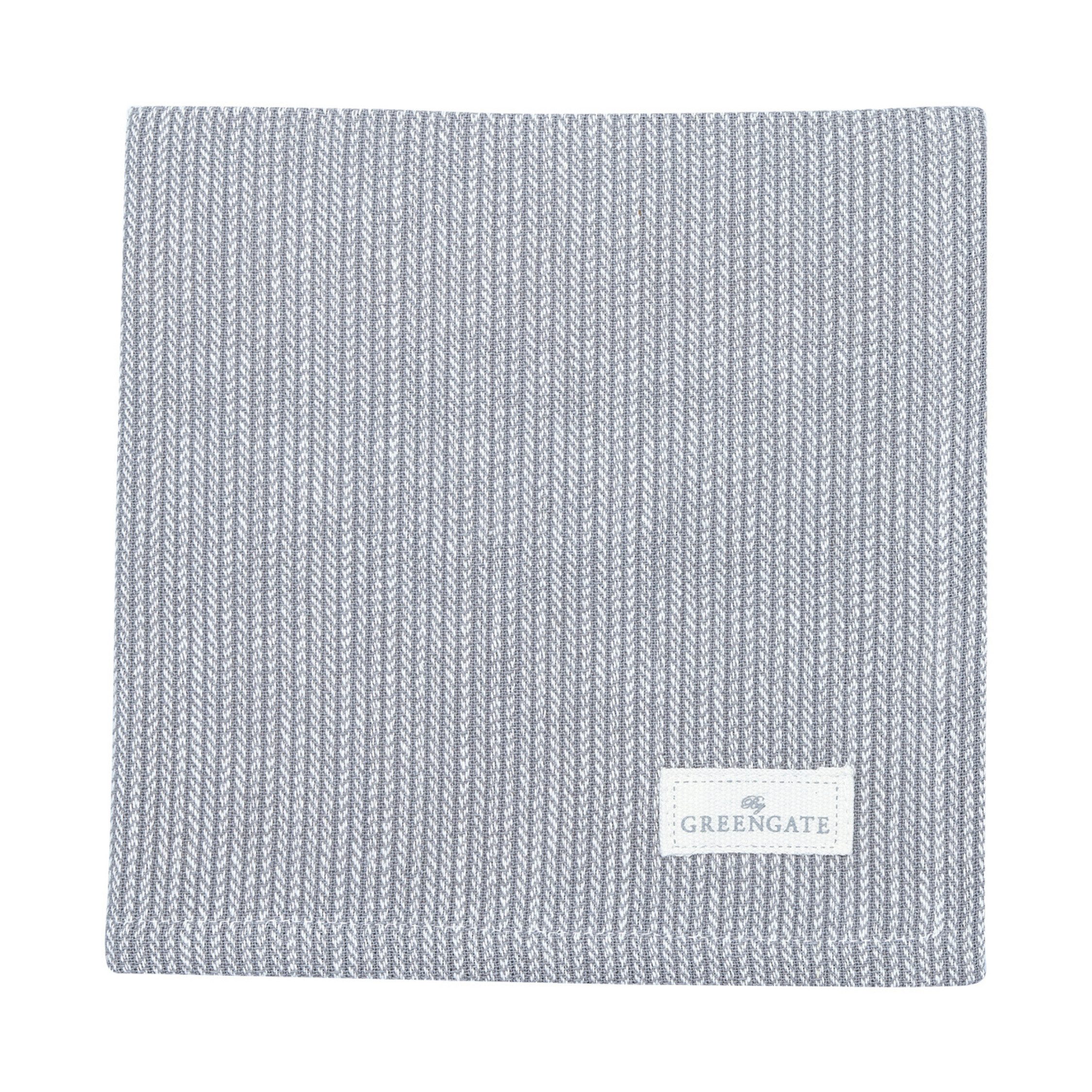 Greengate Stoffserviette GreenGate Stoffserviette Alicia hellgrau