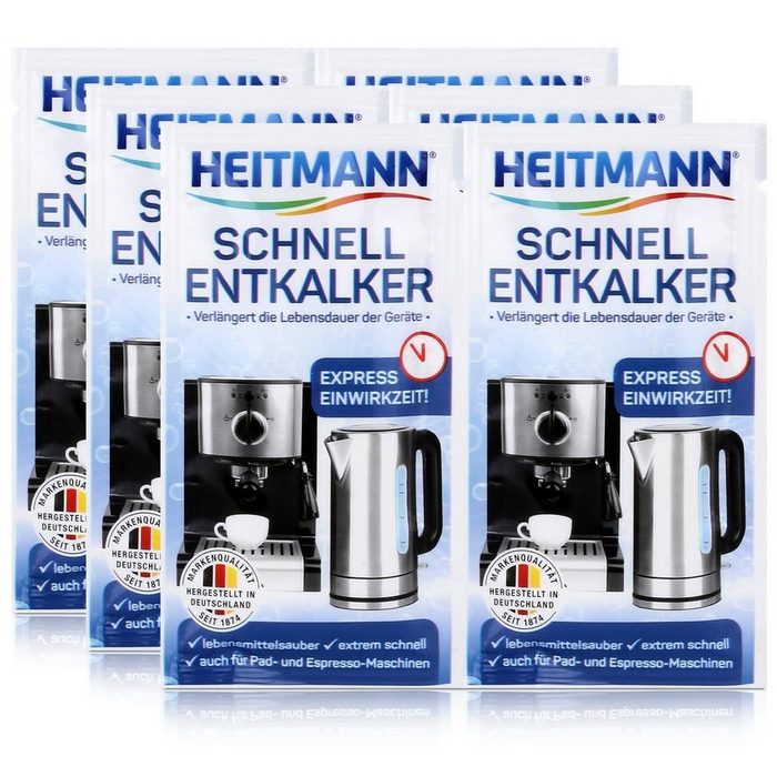 HEITMANN Heitmann Schnell-Entkalker 2x15g - Natürlicher Universalentkalker (3er Entkalker