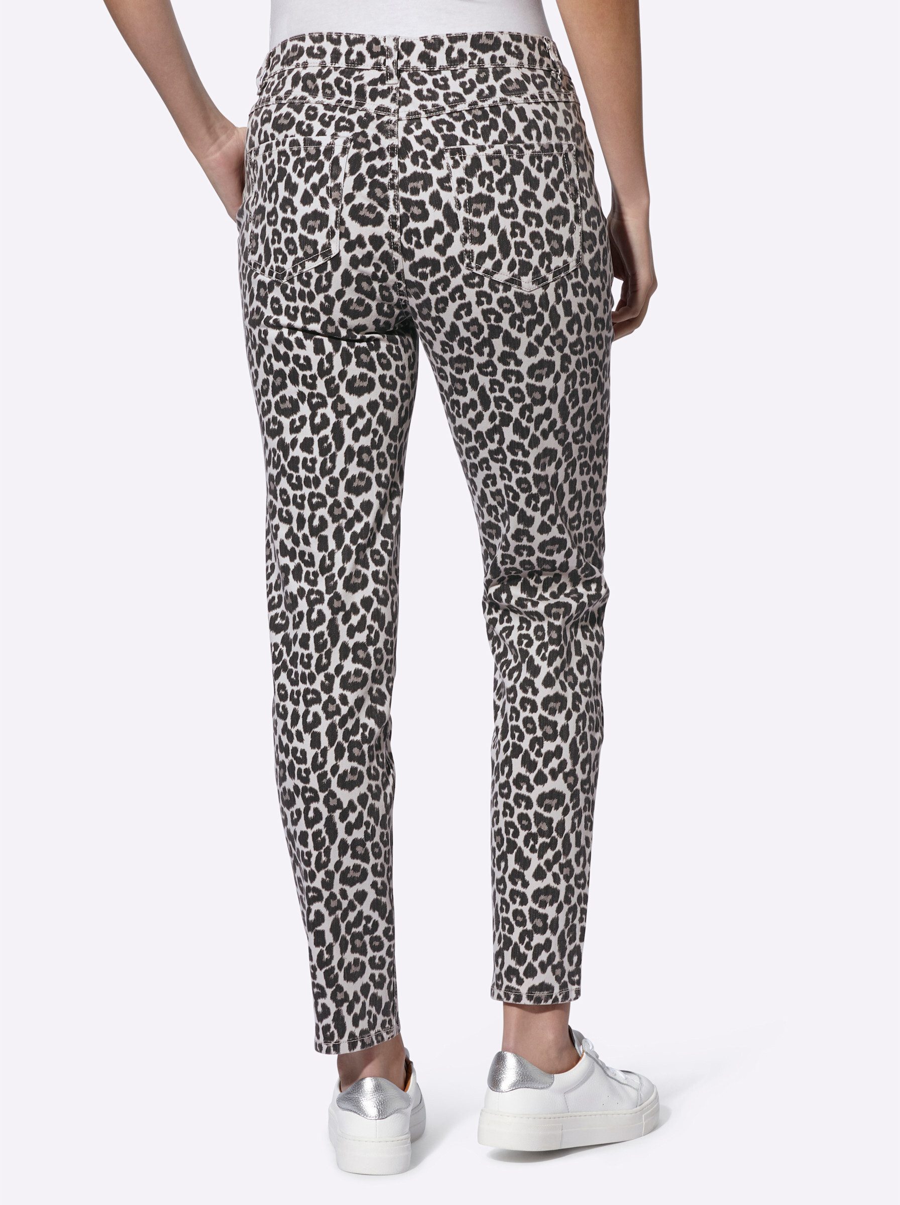heine Bequeme Jeans Druck-Hose normal