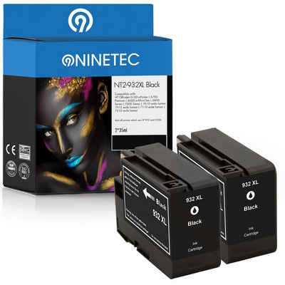 NINETEC ersetzt HP 932XL 932 XL Black Tintenpatrone