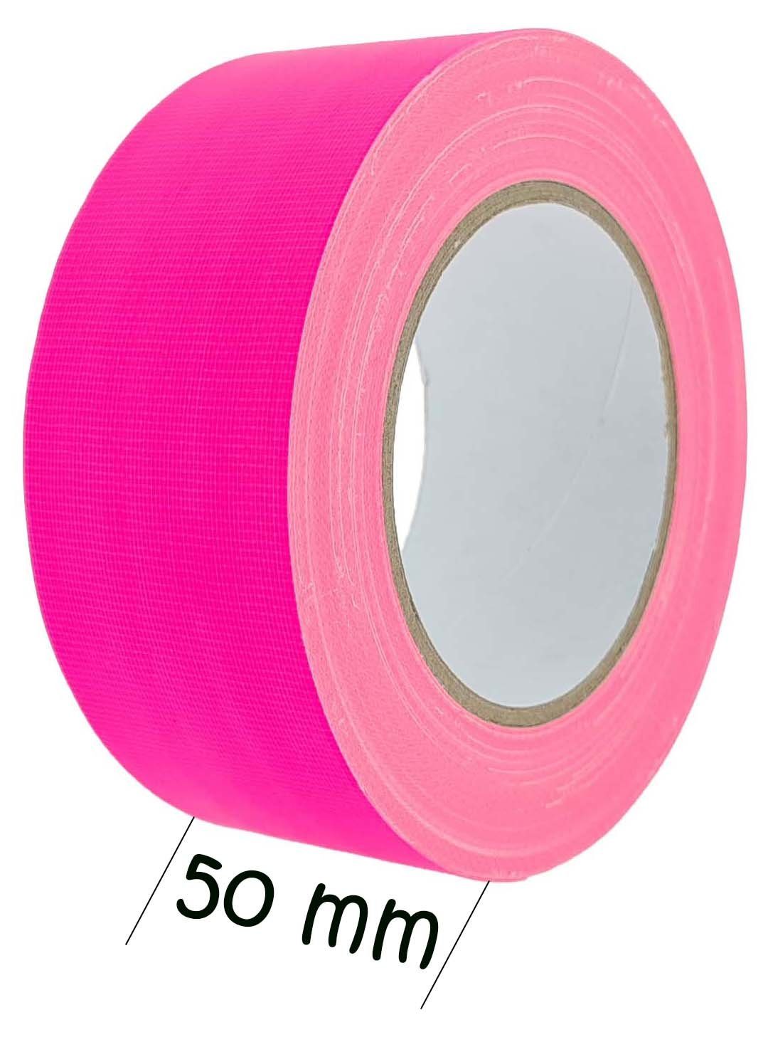 varivendo Klebeband Klebeband 25m Gewebeband neon-pink günstig online kaufen