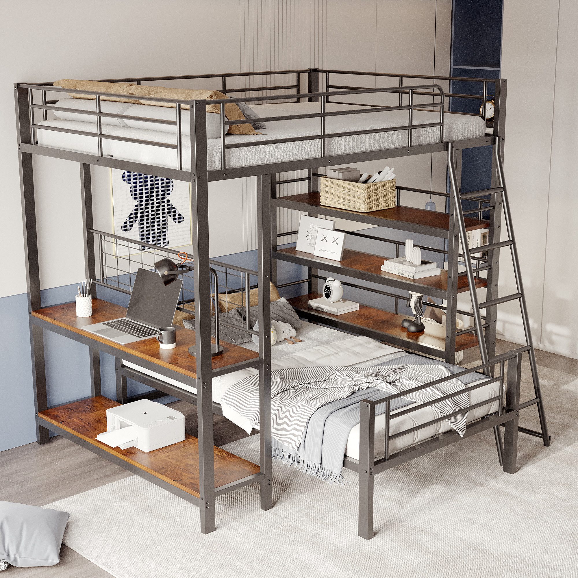 HAUSS SPOLE Etagenbett Metallrahmen 140x200 mit günstig online kaufen