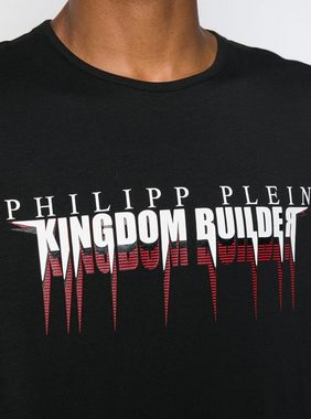 PHILIPP PLEIN T-Shirt Philipp Plein Platinium Cut Statement Logo Shirt Round Neck T-Shirt To