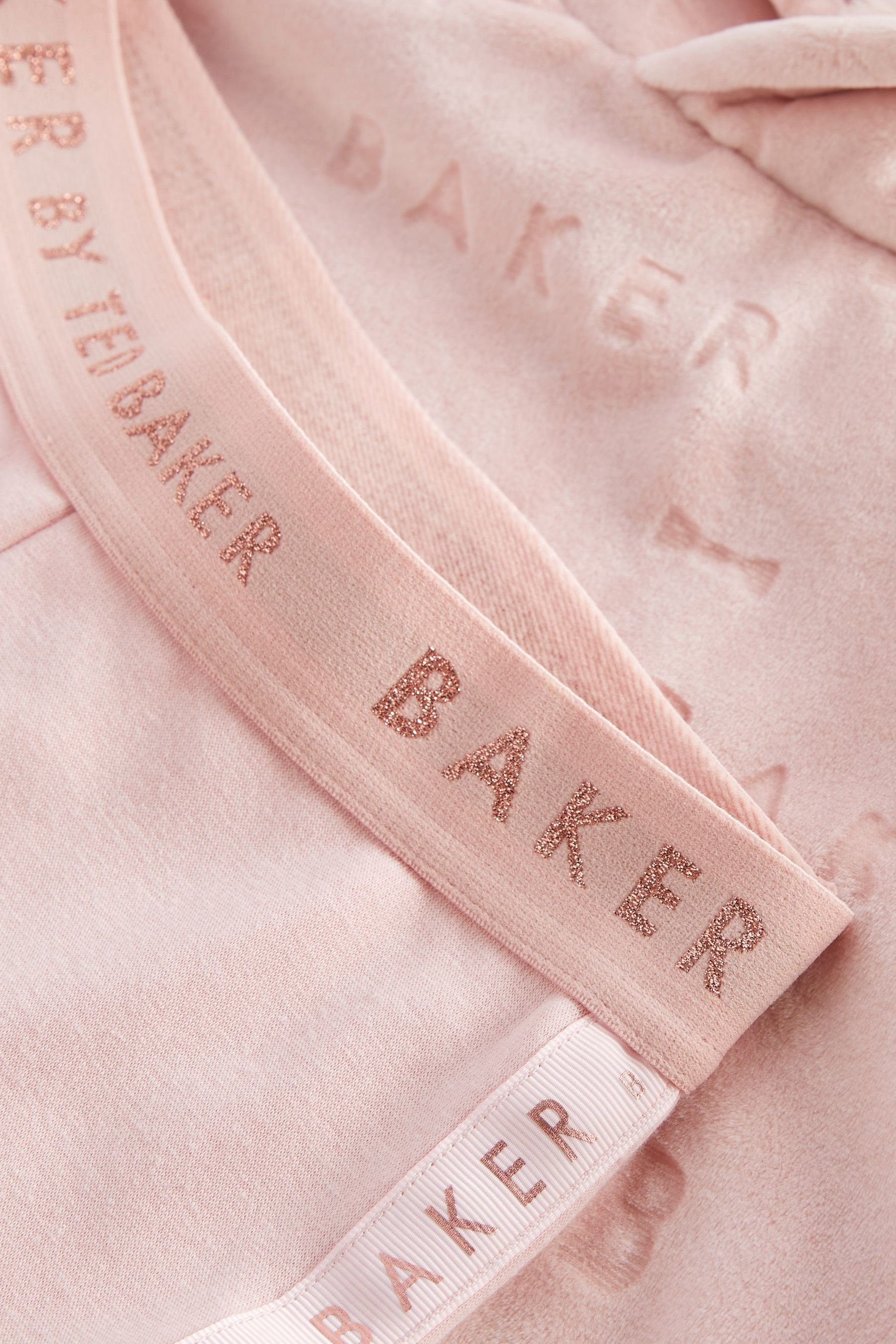 Baker Baker Ted Ted by Loungeanzug Velours-Kapuzenpulli tlg) Leggings (2 Baker by Baker