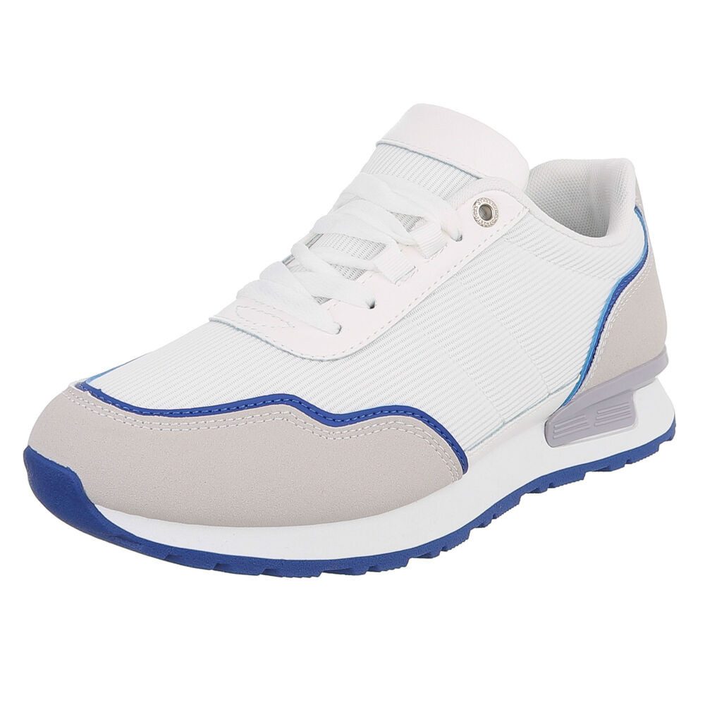 Coolwalk Herren Sneaker Sportlich mit Schnürung und Profilsohle Sneaker (91563869) Flach Sneakers in Weiß