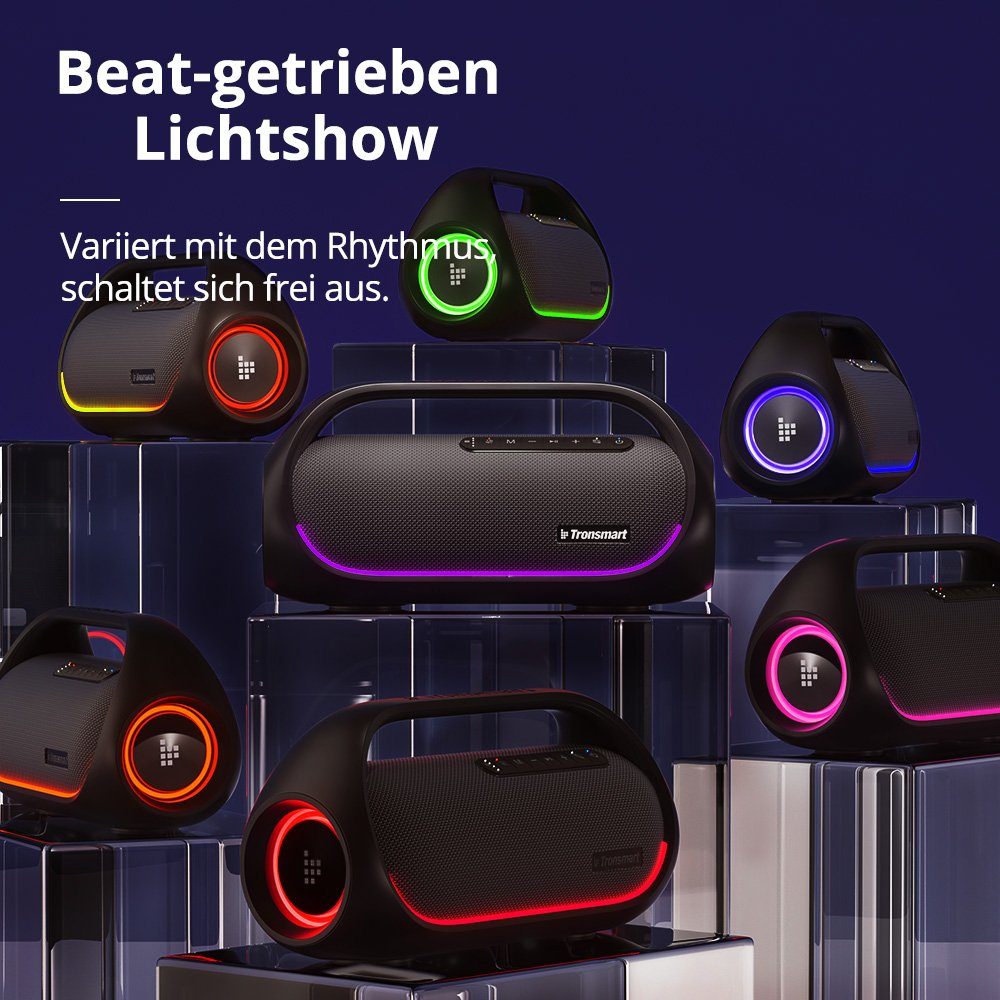 Tronsmart Bang 60W tragbarer Partylautsprecher Bluetooth-Lautsprecher (NFC, 60 W, APP, Lichtshow) – Bild 4 von 5