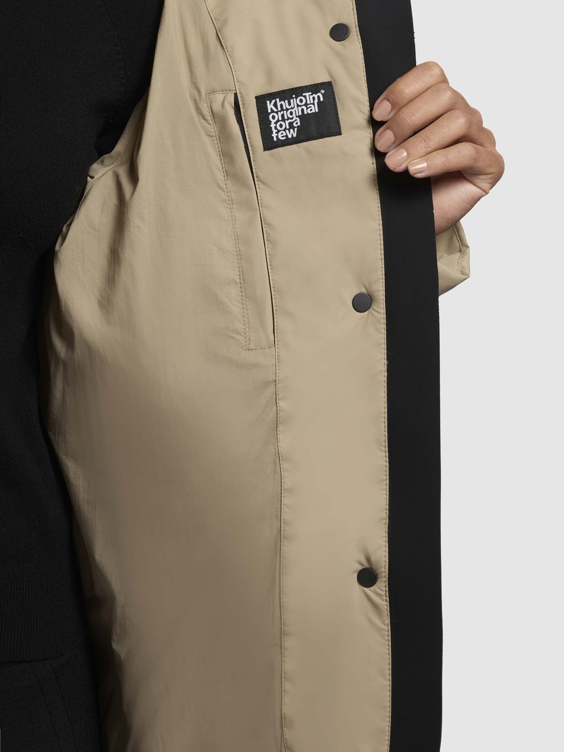 khujo Steppmantel Mayla2-YM Warmer Damen Wintermantel mit großer Kapuze
