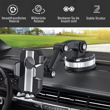 CALIYO Handyhalterung Auto Handy Halterung Saugnapf 360° Drehbar Handyhalter Handy-Halterung