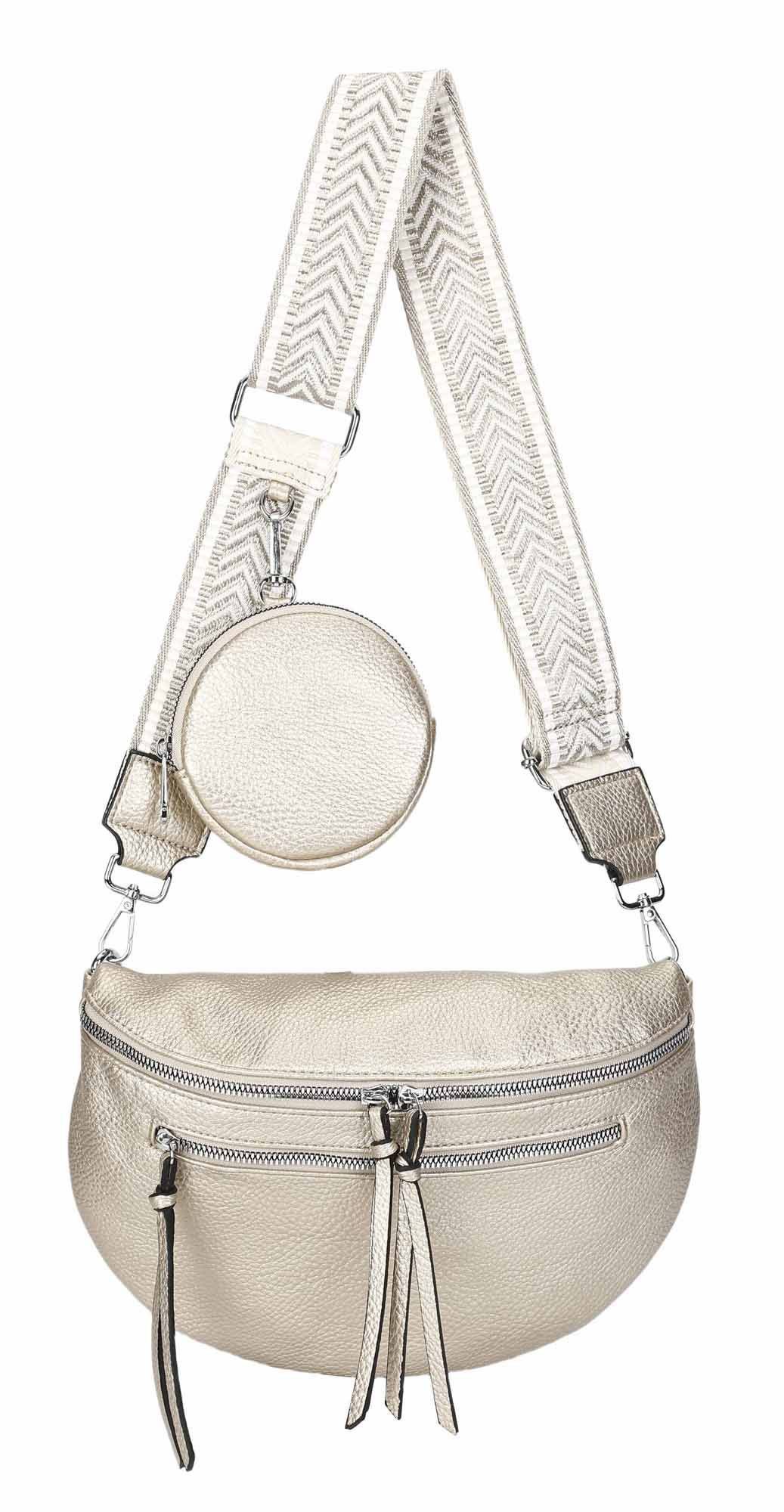 ITALYSHOP24 Bauchtasche Damen Brusttasche Crossover Umhängetasche günstig online kaufen