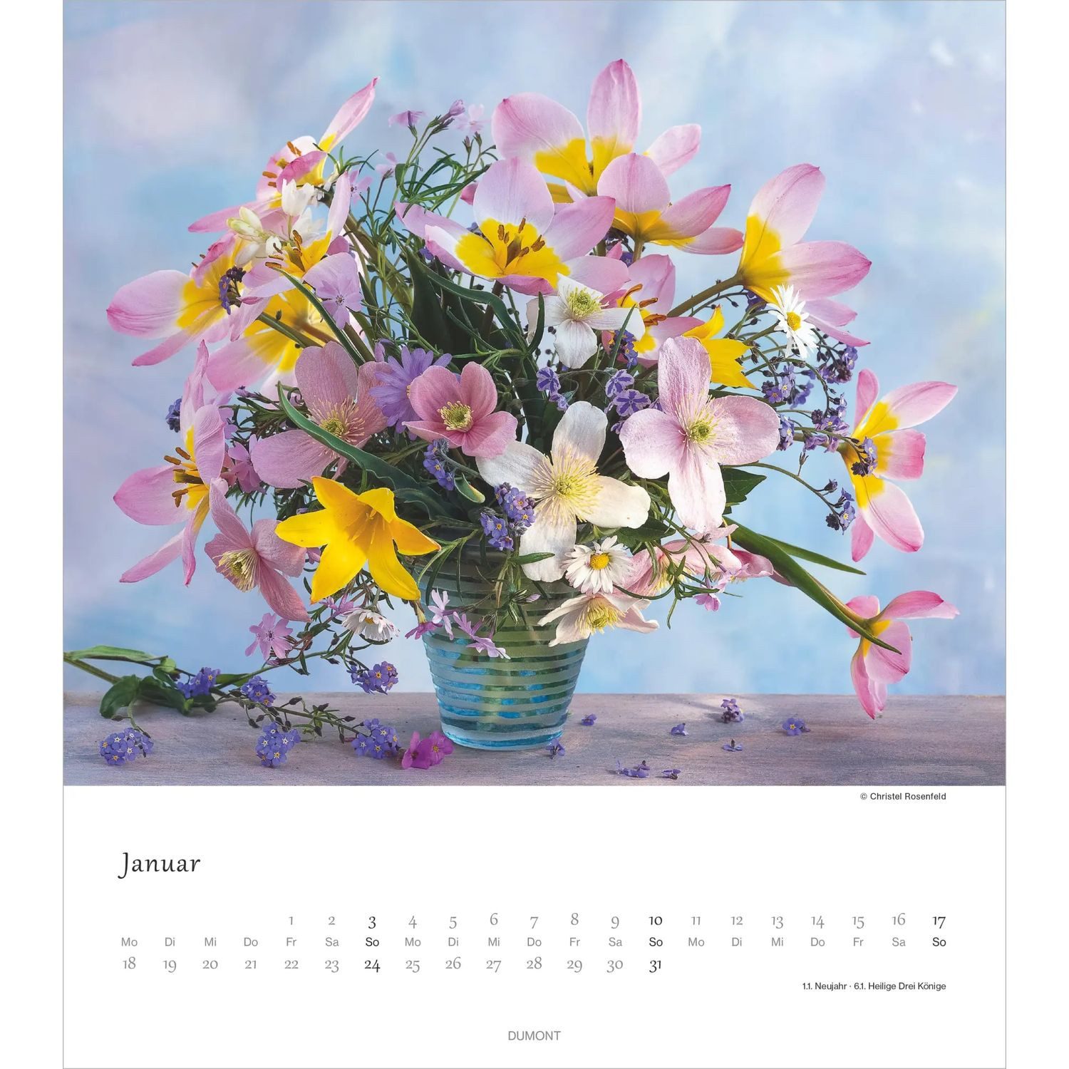 NEUMANN Wandkalender Blumenliebe 2027