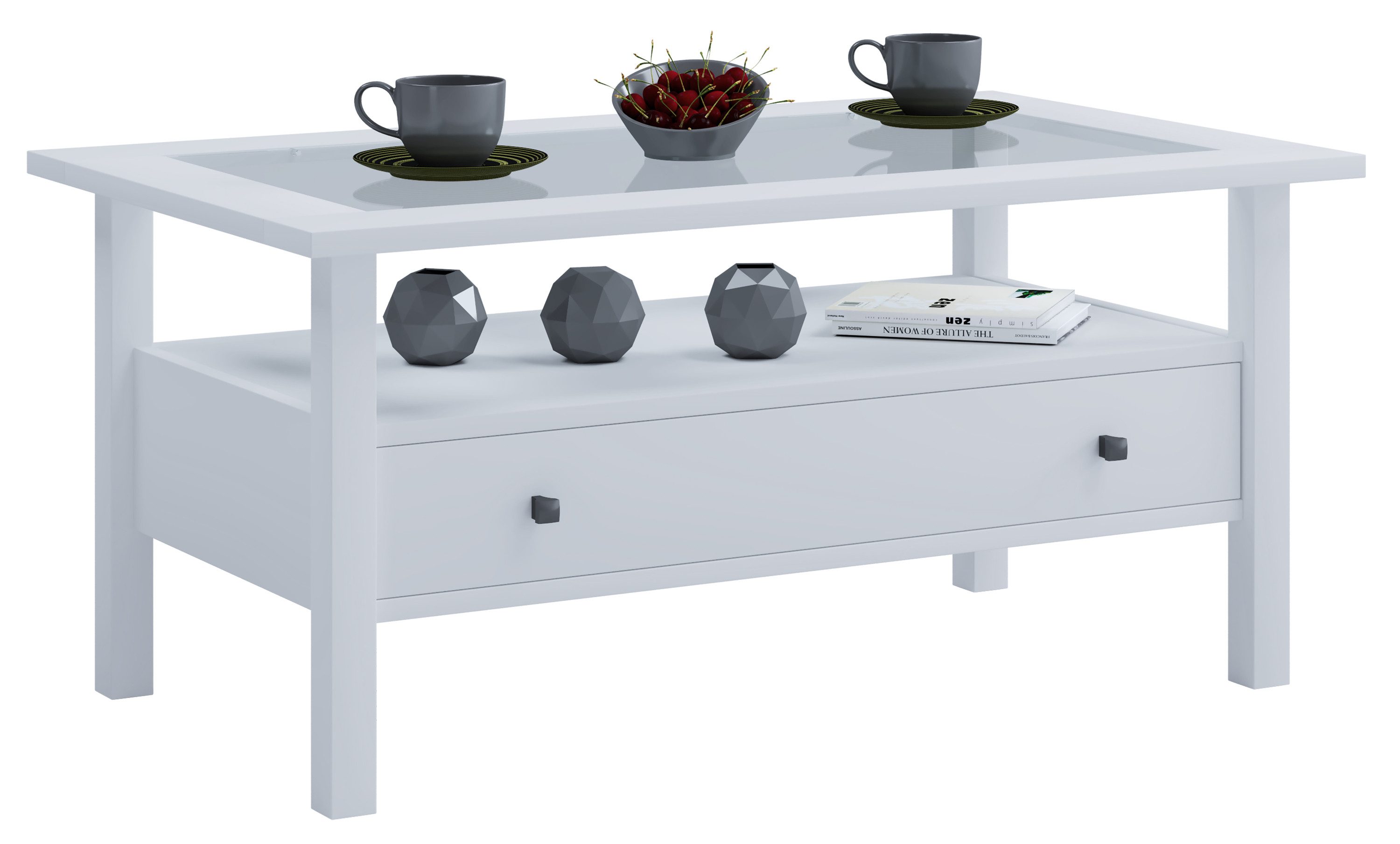 VCM Couchtisch Holz Sofatisch Couchtisch Schublade günstig online kaufen
