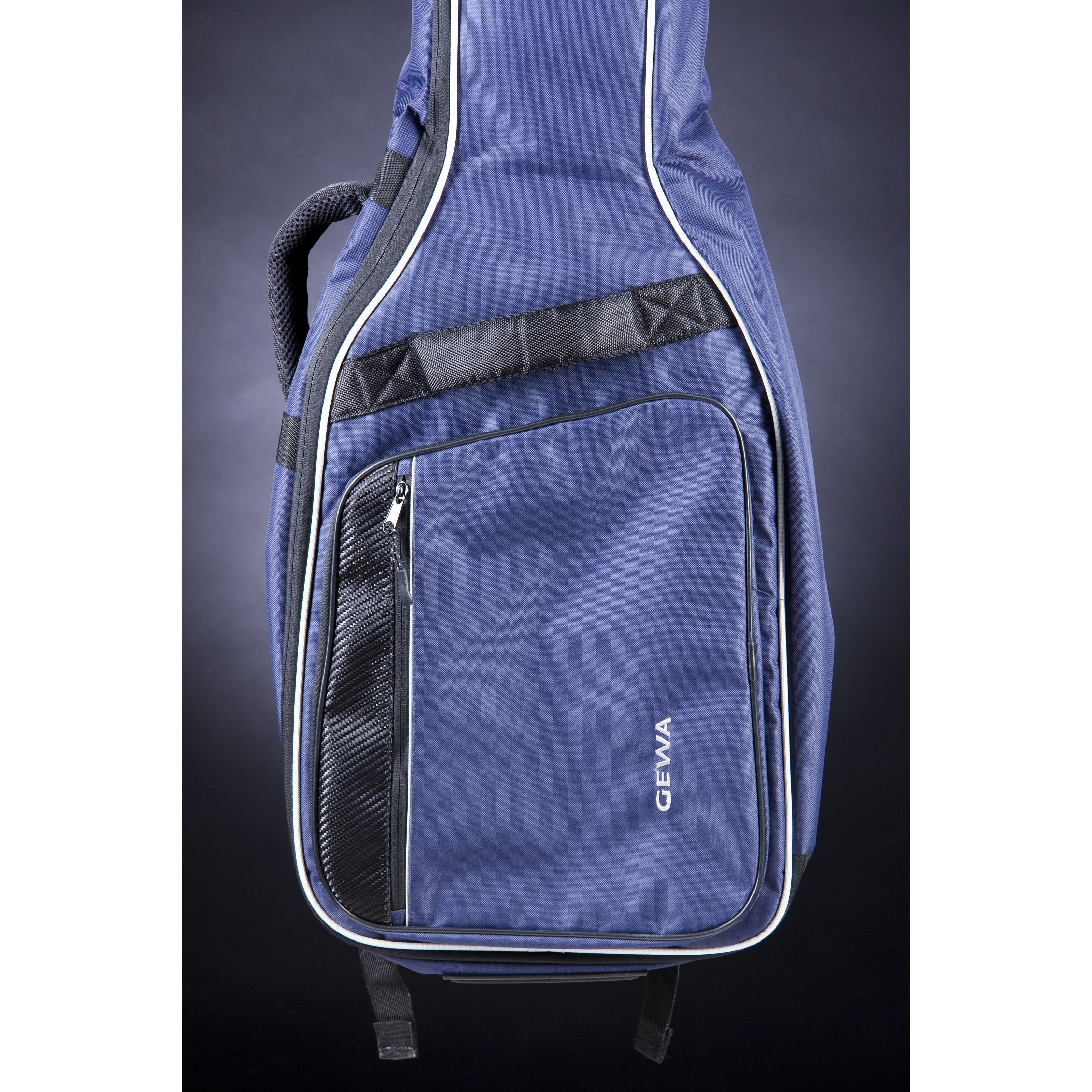 Gewa Gitarrentasche (Gigbag Classic Guitar 3/4 BL Blue, Gitarrentasche Konzertgitarre, Gitarrenkoffer und Gitarrentaschen), Gigbag Classic Guitar 3/4 BL Blue - Tasche für Konzertgitarren