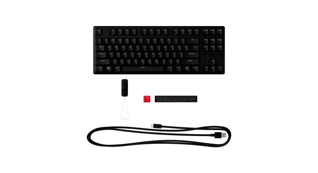HyperX HyperX Alloy Origins Core PBT HX Rot Mechanische Gaming-Tastatur