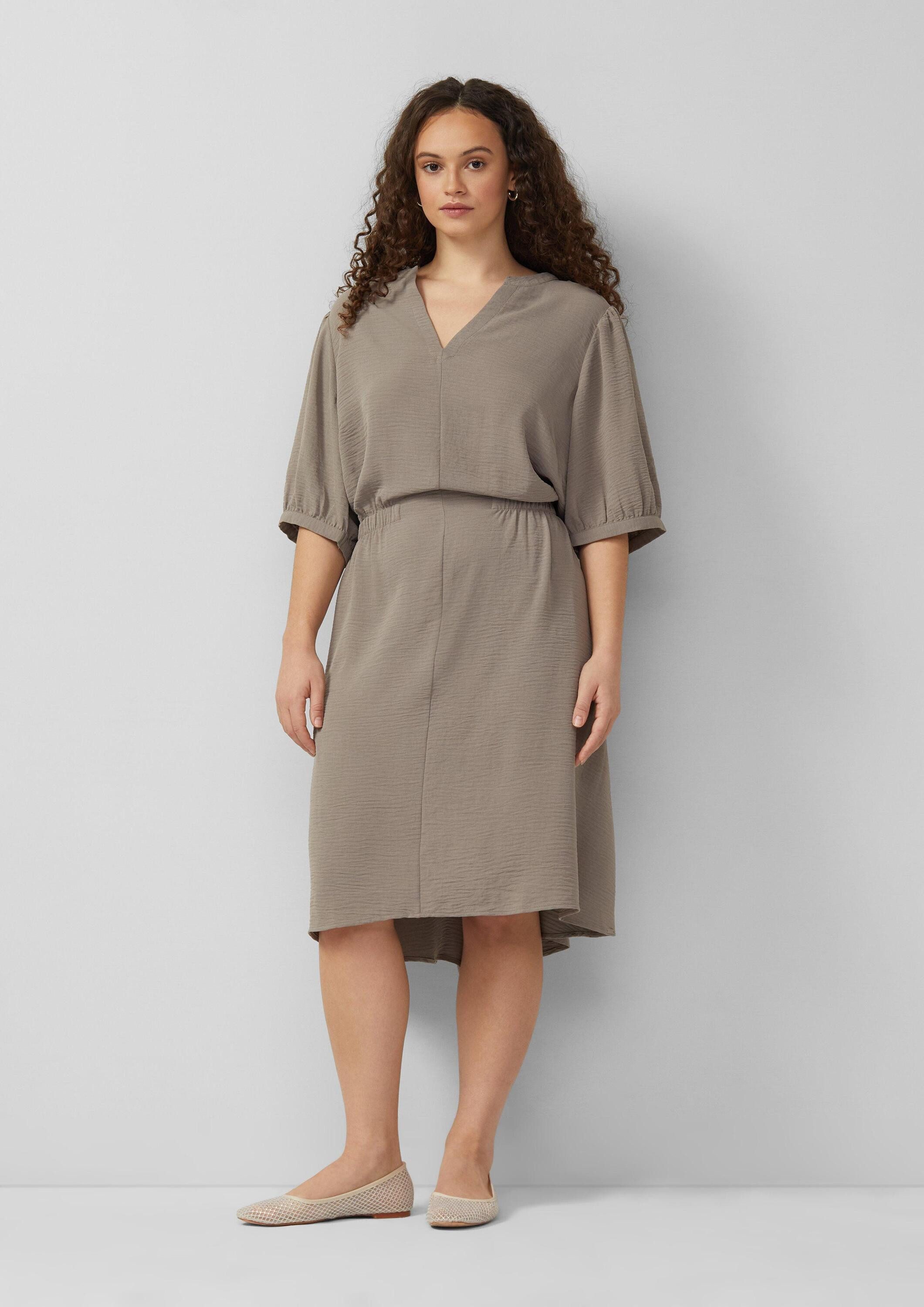 QS Minikleid Kleid Fließendes Kleid
