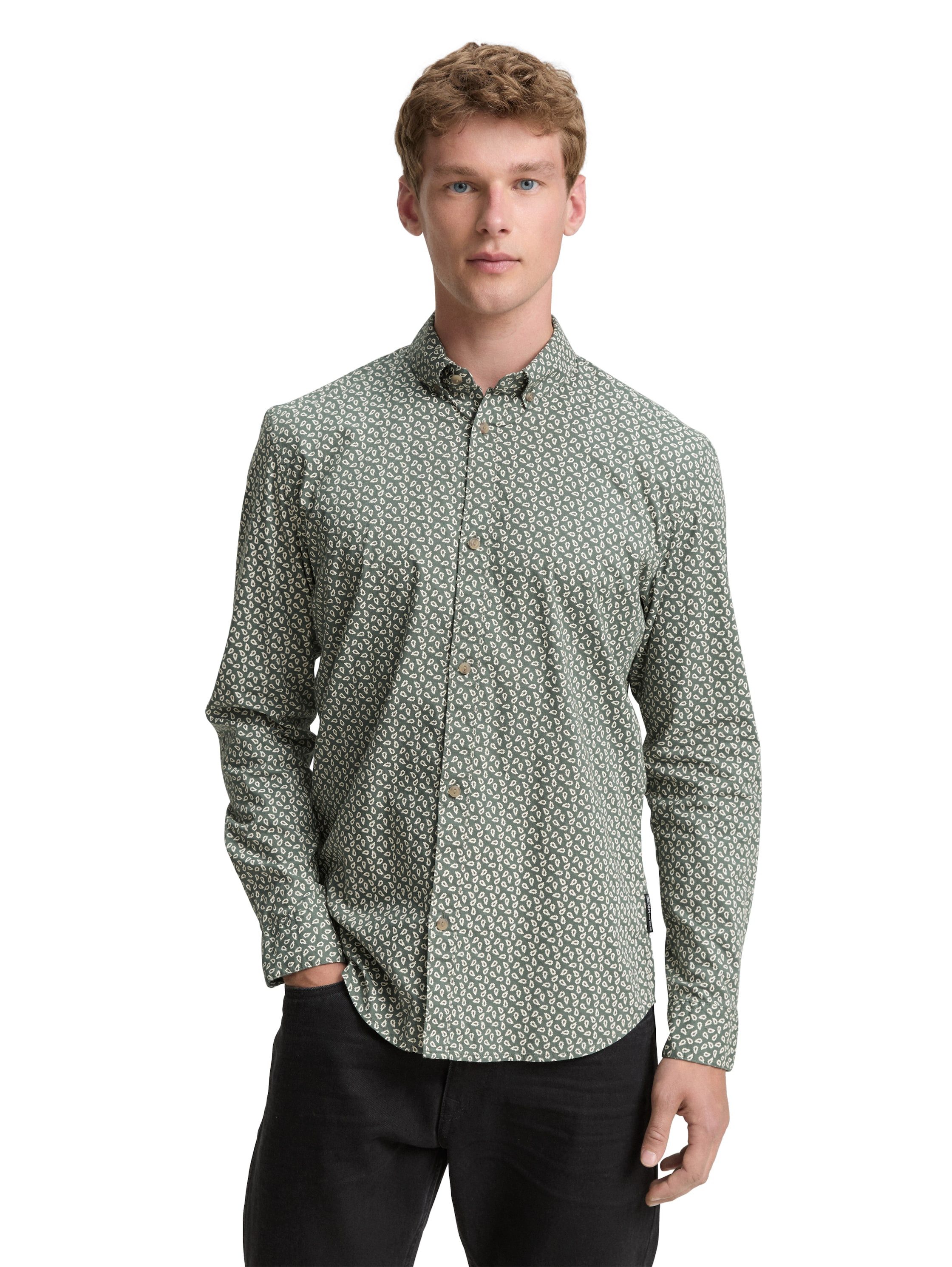 TOM TAILOR Denim Langarmhemd POPLIN mit günstig online kaufen