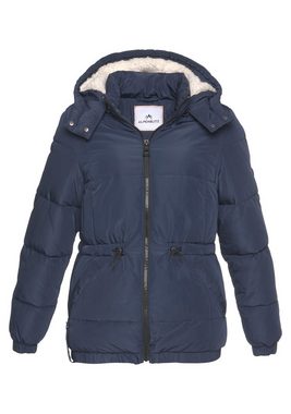 ALPENBLITZ Steppjacke Schneejubel mit kuscheligem Fellimitat-Futter