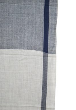 Blue Chilli Wollschal Eleganz enthüllt mehrzeiligen Wollschal in lebendigen Farbtönen, Vielseitiges Design, Schal aus edler Wolle mit Karomuster
