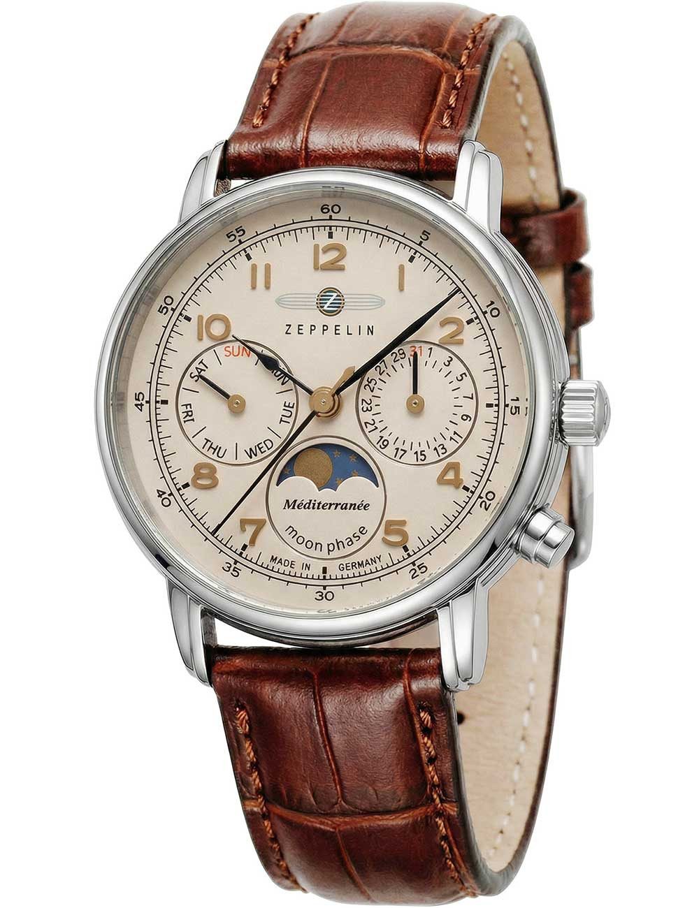 ZEPPELIN Quarzuhr Zeppelin 9637-5 Méditerranée 36mm 5ATM Zeppelin 9637-5 Méditerranée 36mm 5ATM