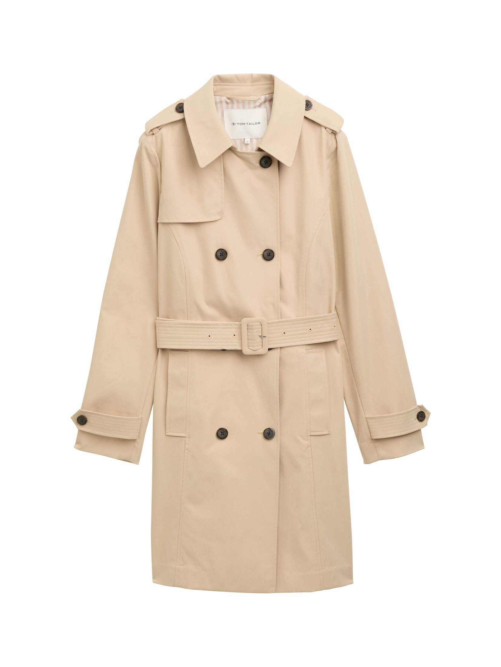 TOM TAILOR Kurzmantel Basic Trenchcoat Basic günstig online kaufen